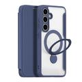 Samsung Galaxy S25+ Dux Ducis Skin X Pro Magnetic Flip Case - Blue