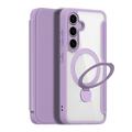 Samsung Galaxy S25+ Dux Ducis Skin X Pro Magnetic Flip Case - Purple