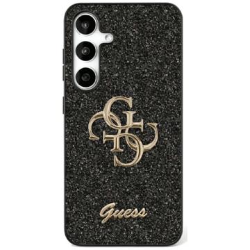 Samsung Galaxy S25+ Guess Fixed Glitter 4G Metal Logo Case