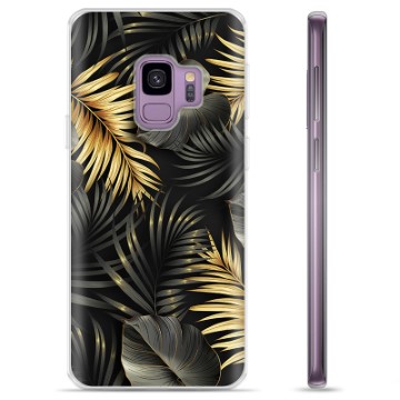 Samsung Galaxy S9 puzdro TPU - Zlaté listy