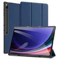 Samsung Galaxy Tab S10 Ultra Dux Ducis Domo Tri-Fold Puzdro Smart Folio - Modrá