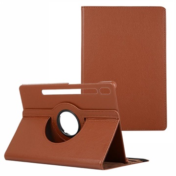 Samsung Galaxy Tab S7 Fe 360 ​​Rotary Folio Case - Brown