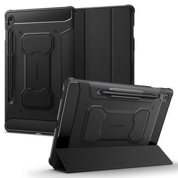 Samsung Galaxy Tab S9 FE Spigen Rugged Armor Pro Folio Case - Black