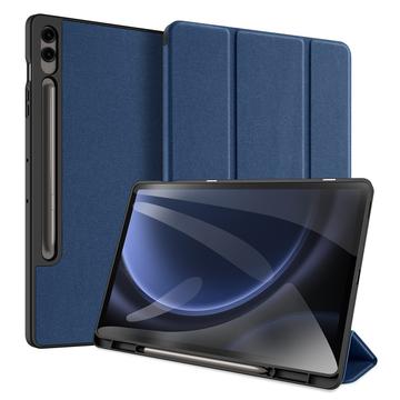 Samsung Galaxy Tab S9 FE+ Dux Ducis Domo Tri-Fold Puzdro Smart Folio (Otvorená krabica - Výborná) - Modrá