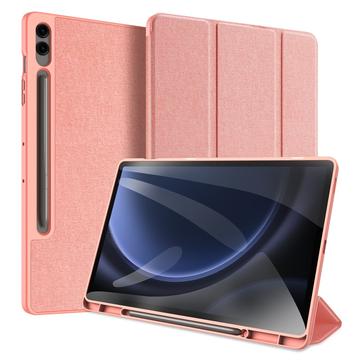 Samsung Galaxy Tab S9 FE+ Dux Ducis Domo Tri-Fold Puzdro Smart Folio - Ružová