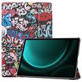 Samsung Galaxy Tab S9 FE+ Tri-Fold Series Smart Folio puzdro – Graffiti