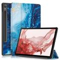 Samsung Galaxy Tab S9 Tri-Fold Series Smart Folio puzdro – Morská Vlna