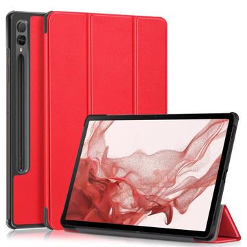 Samsung Galaxy Tab S9+ Tri-Fold Series Smart Folio puzdro – Červená