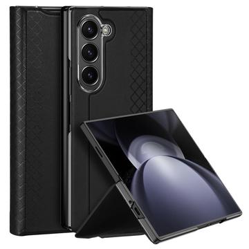 Samsung Galaxy Z Fold6 Dux Ducis Bril Flipové Puzdro - Čierne