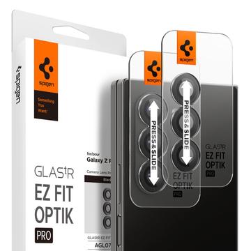 Samsung Galaxy Z Fold6 Spigen Glas.tR Ez Fit Optik Pro Chránič Objektívu Fotoaparátu - 2 ks. - Čierny