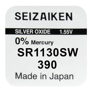 Seizaiken 390 SR1130SW Silver Oxide Battery - 1.55V