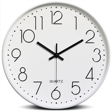 Silent Wall Clock with Numbers - 30cm