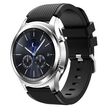 Samsung Gear S3 Silikone Sport náramok - čierna