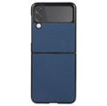 Samsung Galaxy Z Flip3 5G Slim Cover - uhlíkové vlákno - modrá