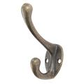 Small Antique Hat Hooks in Metal - 5 Pcs. - Bronze