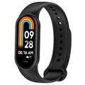 Mäkký Silikónový Remienok Xiaomi Smart Band 8 - Čierny