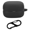 Sony LinkBuds Open Silicone Case with Carabiner - Black