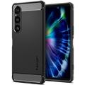 Sony Xperia 1 VI Spigen Rugged Armor TPU Case - Black