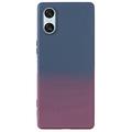 Sony Xperia 10 VI Ombre TPU Case - Dark Blue / Dark Purple