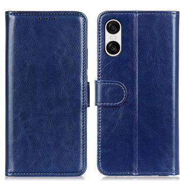 Sony Xperia 10 VI Wallet Case with Magnetic Closure - Dark Blue