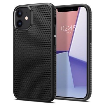 Spigen Liquid Air iPhone 12 Mini TPU Case - Čierna