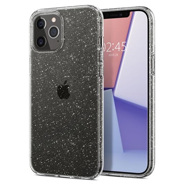 Trblietky s kvapalinovým kryštálom iPhone 12/12 Pro Case - Transparent