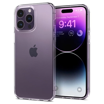 Puzdro TPU - Spigen Liquid Crystal iPhone 14 Pro Max - Čisté