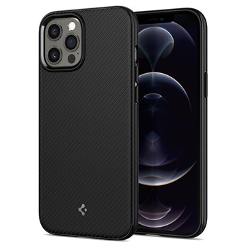 Spigen Mag Armor iPhone 12/12 Pro Hebrid Case - Matte Black