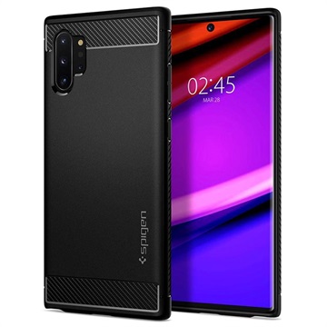 Spigen Rugged Armor Samsung Galaxy Note10+ Case - Čierna