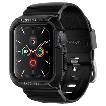 Spigen Rugged Armor Pro Apple Watch 7/SE/6/5/4 TPU - 40 mm/41 mm - čierna