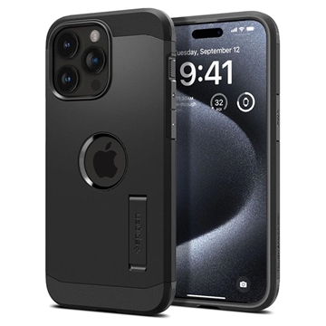 iPhone 15 Pro Spigen Tough Armor Mag Puzdro - Čierne