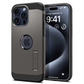 iPhone 15 Pro Spigen Tough Armor Mag Puzdro - Gunmetal