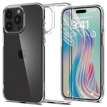 Spigén ultra hybridný iPhone 15 Pro Max puzdro - Krištáľovo čistý