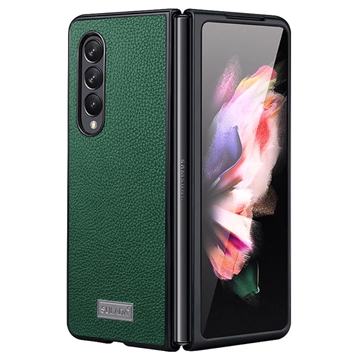 Samsung Galaxy Z Fold4 Sulada Luxury Series Hybridné Puzdro - Zelená