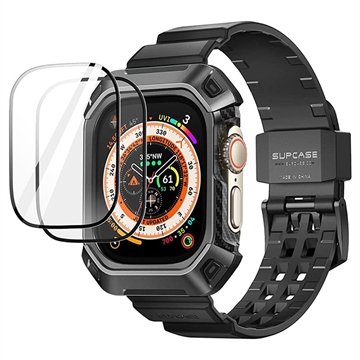 Remienok a Puzdro Apple Watch Ultra/Ultra 2 Supcase Unicorn Beetle Pro - 49mm - Čierne