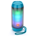 T&G TG643 Portable Bluetooth Speaker with LED Light (Open-Box Satisfactory) - Baby Blue