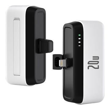 T160 Mini Portable Lightning Power Bank - PD 20W, 5000mAh