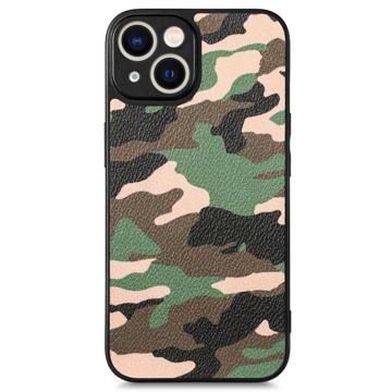 Hybridné Puzdro Camouflage Series iPhone 14 Plus - Zelená