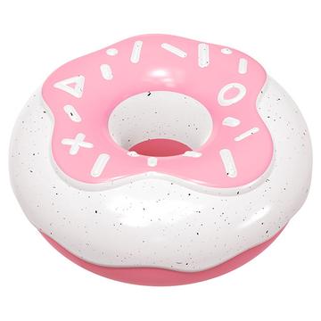 TTQ-1 Doughnut Squeaky Dog Chew Toy - Pink