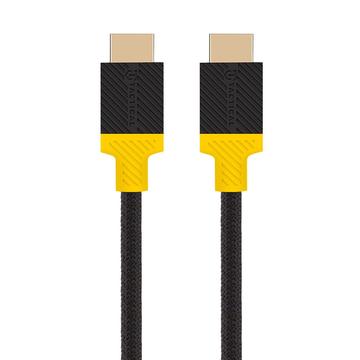 Tactical Webb Space HDMI 2.1 Cable - 2.1m, 8K/60Hz, 48Gbps - Yellow / Black