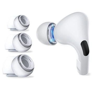 AirPods Pro/AirPods Pro 2 Tech-Protect Silicone Ear Tips - S, M, L - White