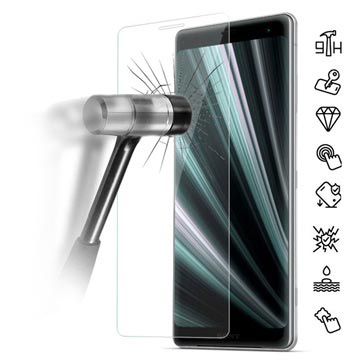 Sony Xperia XZ3 Temperovaný sklenený chránič obrazovky - 9H, 0,3 mm - číry