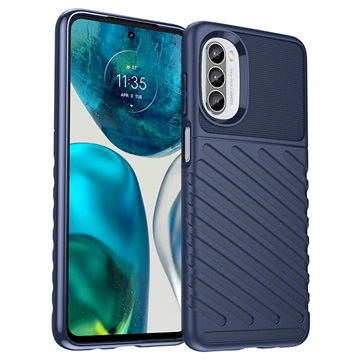 Thunder Series Motorola Moto G52/G82 TPU Case - Blue