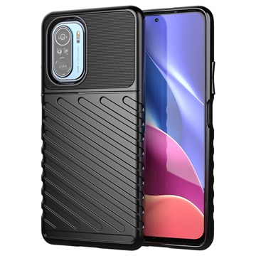 Thunder Series TPU Case - Xiaomi Redmi K40/K40 PRO/POCO F3/MI 11i - Čierna