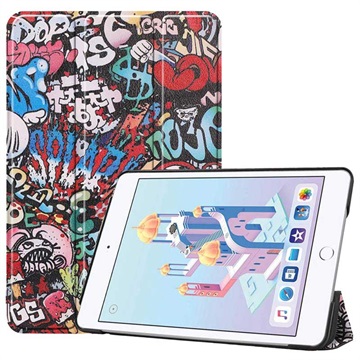 Tri -Fold Series iPad Mini (2019) Smart Folio Case - Graffiti