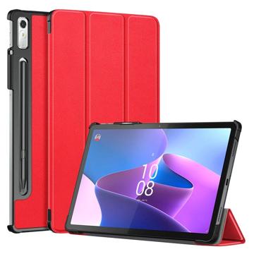 Tri-Násobná Séria Lenovo Tab P11 Pro Gen 2 Smart Folio Prípad - Červená