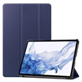 Tri -násobná séria Samsung Galaxy Tab S8 Smart Folio Case - Dark Blue