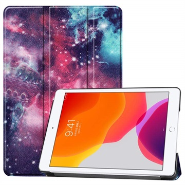 Tri -T -T -T -T -Troch série iPad 10.2 2019/2020/2021 Smart Folio Case - Galaxy