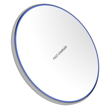 Universal Metal Round Fast Qi Wireless nabíjanie Pad XK -01 - 10W