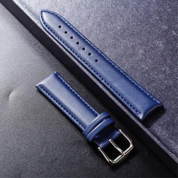 Universal Smartwatch Leather Strap - 16mm - Blue